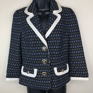 Juicy Couture Tweed Sail Blazer-NWOT -Size 6